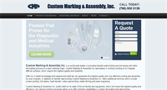 Desktop Screenshot of custommarking.com